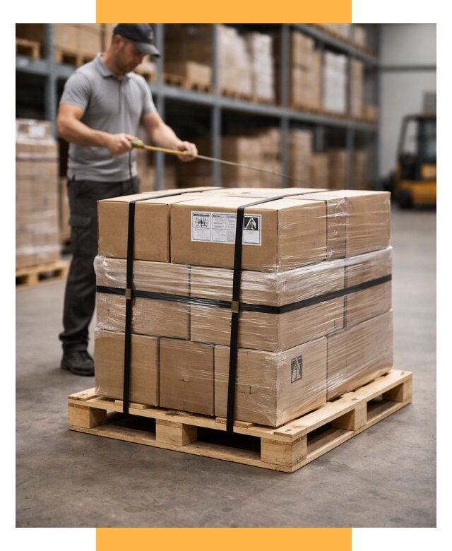 Упаковка и паллетирование грузов от 3546 р. | СетСервис-Сзр