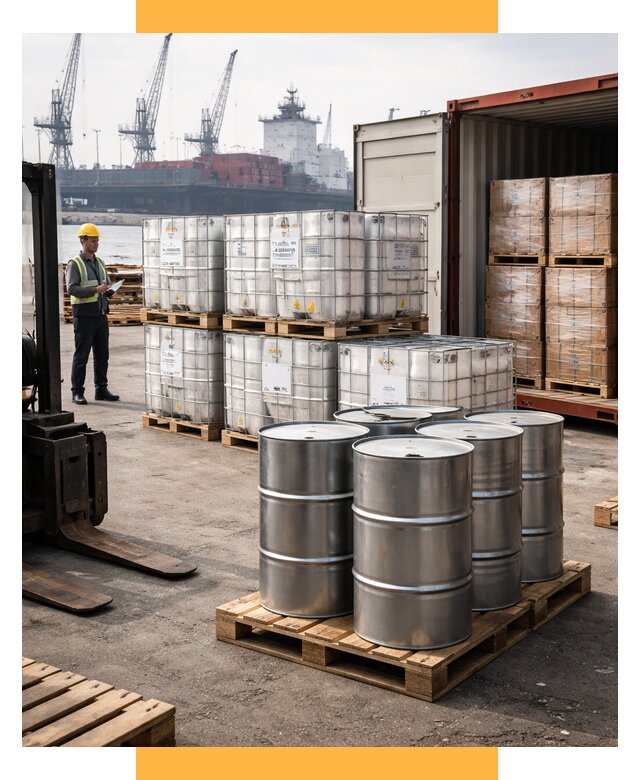 Доставка химического сырья из Индии от 253250 р. | СетСервис-Сзр