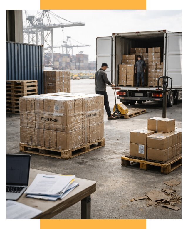 Доставка грузов из Израиля от 15195 р., логистика от СетСервис-Сзр