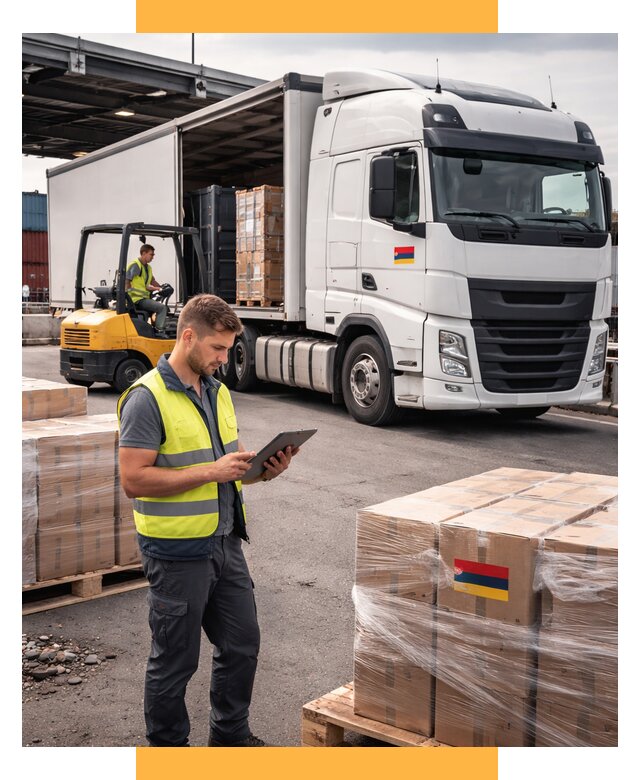 Автоперевозки из Армении от 96235 р. — услуги СетСервис-Сзр