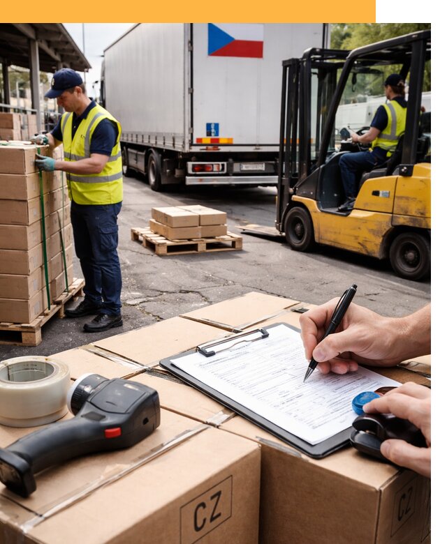 Доставка грузов в Чехию от 35455 руб, международные перевозки