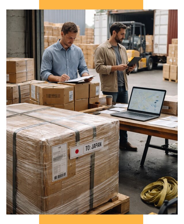 Доставка грузов в Японию от 25325 р., логистика СетСервис-Сзр