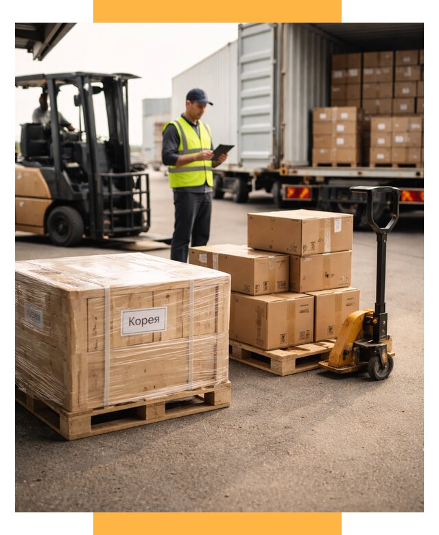 Доставка грузов в Корею из России от 35455 р. | СетСервис-Сзр