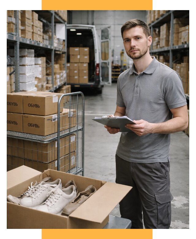 Доставка обуви из Китая и Турции от 4559 р. СетСервис-Сзр