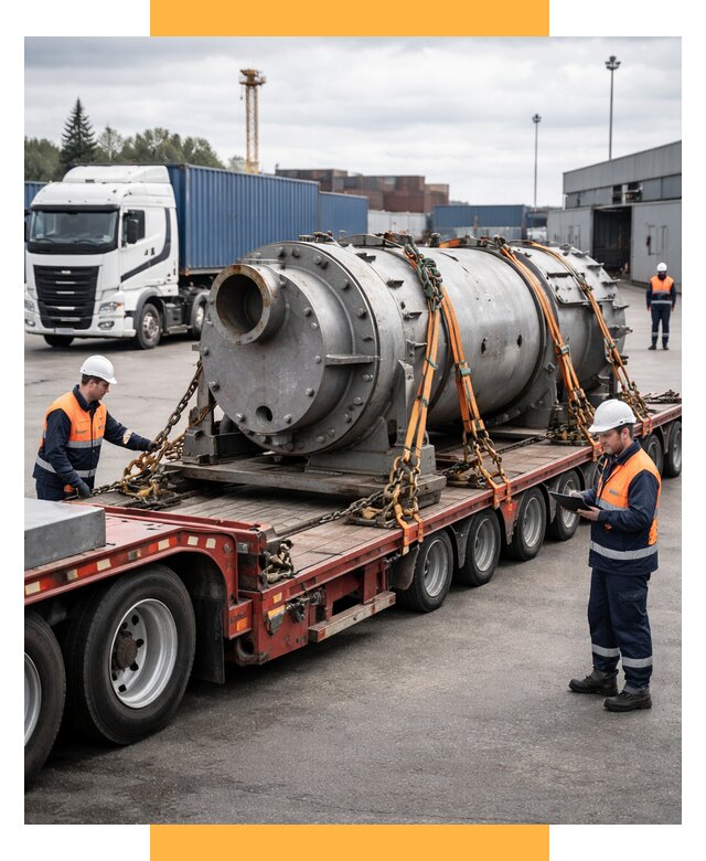 Перевозка тяжеловесных грузов под ключ от 151950 р. | СетСервис-Сзр