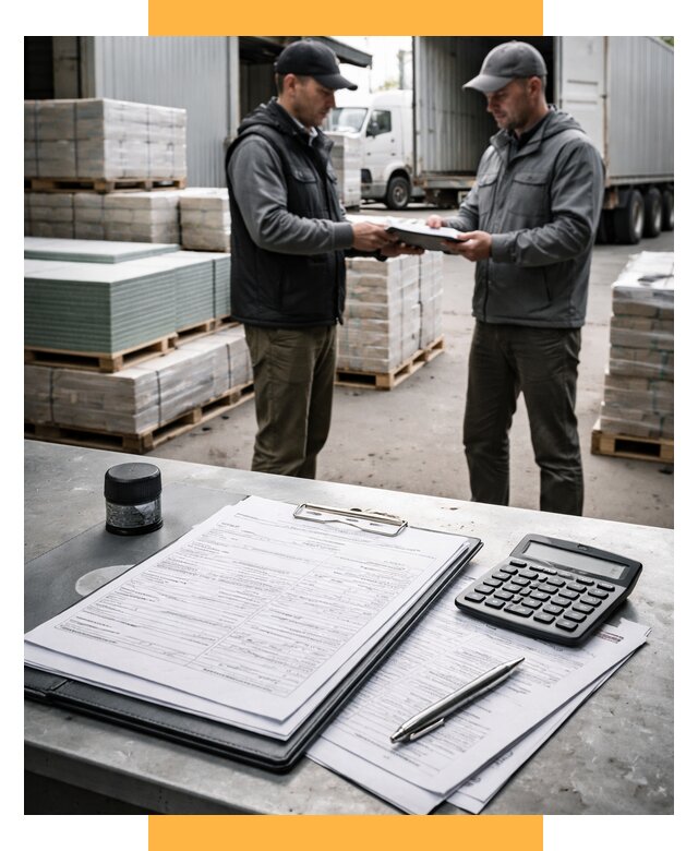 Таможенное оформление стройматериалов от 8611 р. | СетСервис-Сзр