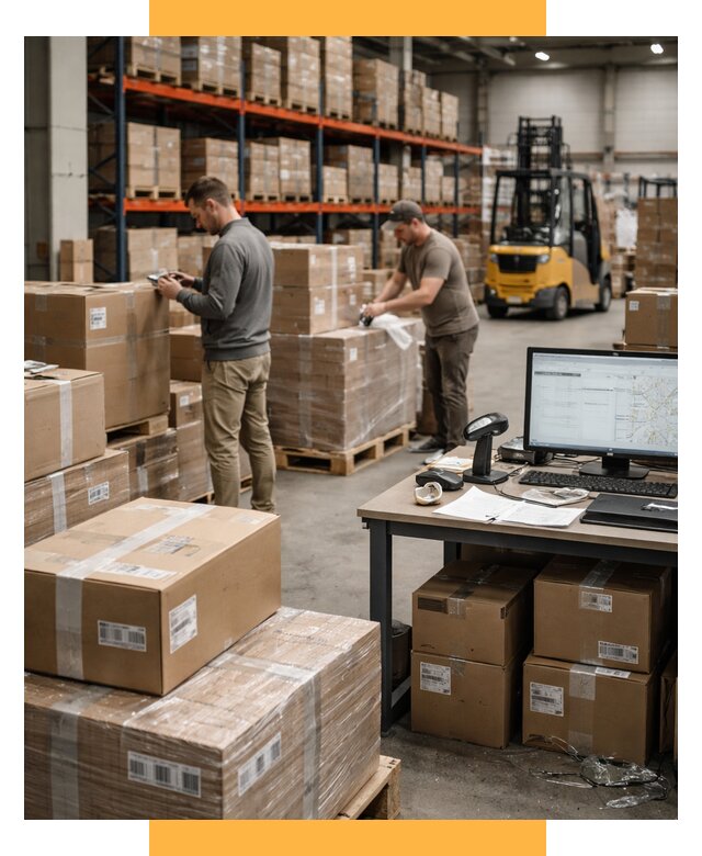 Склад консолидации в Европе от 6585 р., услуги СетСервис-Сзр