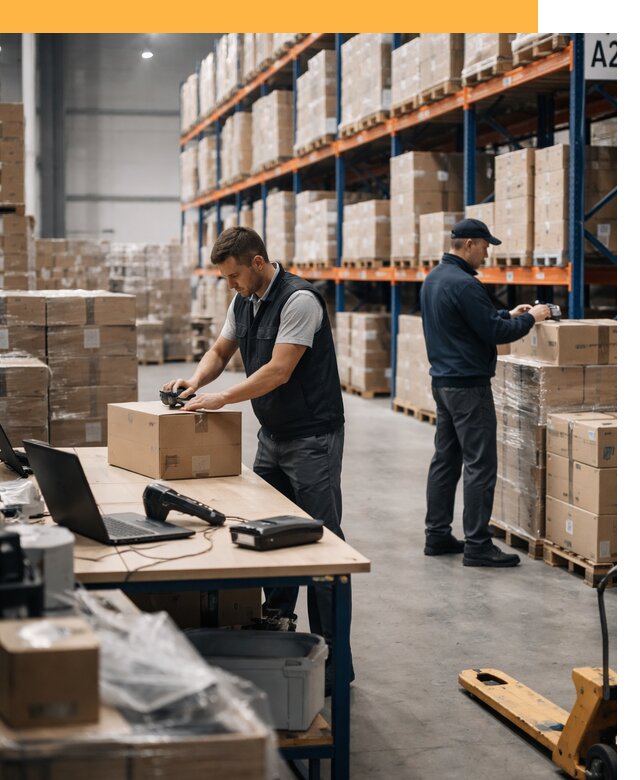 Склад консолидации в Европе: хранение, сортировка от 6585